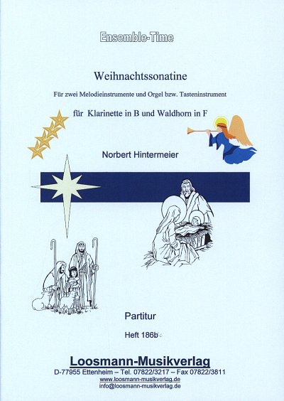 N. Hintermeier: Weihnachtssonatine, KlarHoOrgelK (Pa+St)