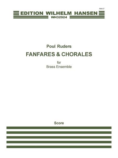 P. Ruders: Fanfares And Chorales, Blech (Part.)