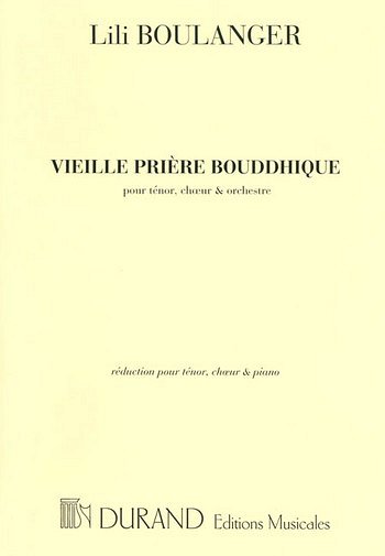 L. Boulanger: Vieille Priere Bouddhique, Pour , GesKlav (KA)