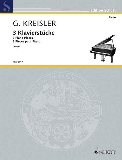 G. Kreisler: Trois pièces pour piano