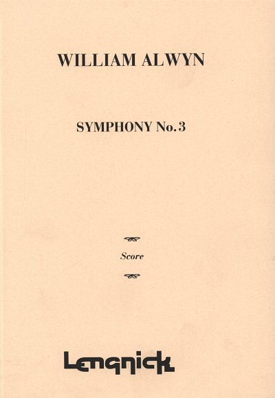 W. Alwyn: Symphony Nr 3 (Part.)