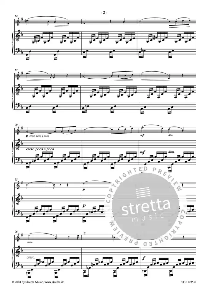DL: C. Gounod: Ave Maria, Klarinette (B), Klavier (1)