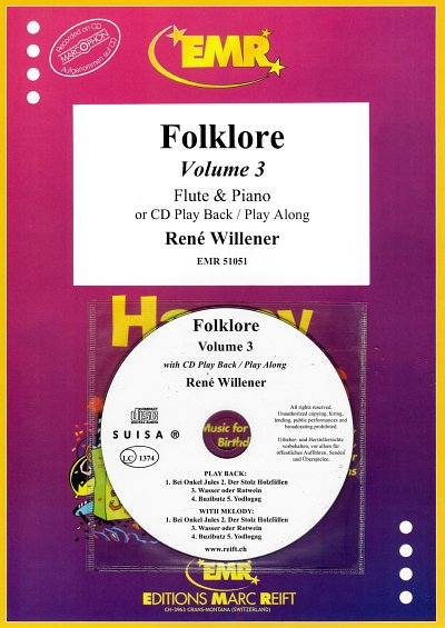 R. Willener: Folklore Volume 3, FlKlav (+CD)
