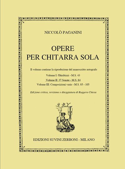 N. Paganini: Opere per Chitarra Sola Vol. 2: , Git (Part.)