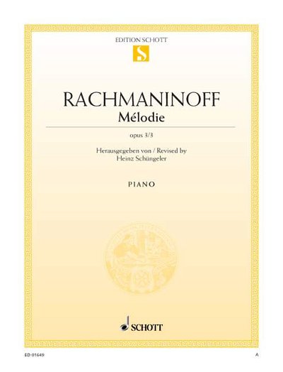 DL: S. Rachmaninow: Mélodie, Klav