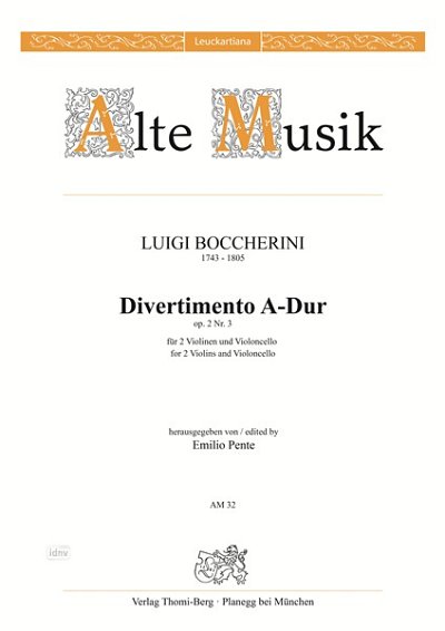 L. Boccherini: Divertimento A-Dur op. 2 Nr. 3