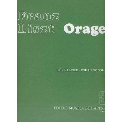 AQ: F. Liszt: Orage, Klav (B-Ware)