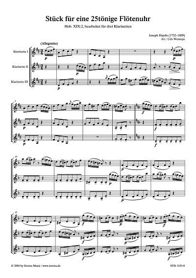 DL: J. Haydn: Stueck fuer eine 25toenige Floetenuhr Hob. XIX