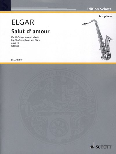 E. Elgar: Salut d'amour op. 12/3 , ASaxKlav