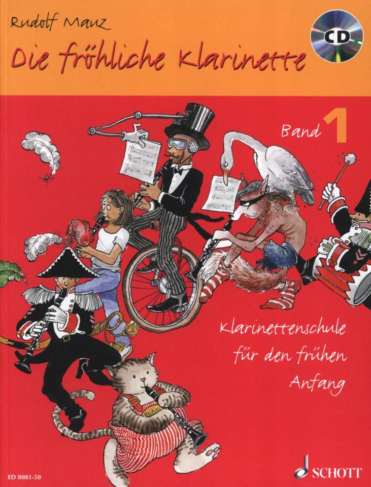 R. Mauz: Die froehliche Klarinette 1, Klar (+CD) (0)