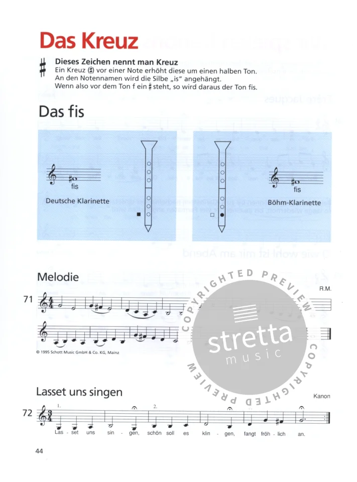 R. Mauz: Die froehliche Klarinette 1, Klar (+CD) (5)