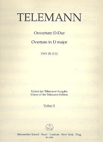 G.P. Telemann: Ouverture für zwei Cornes de chasse, zwei Obo
