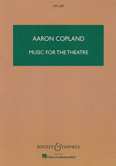 A. Copland: Music for the Theatre, Sinfo (Stp)