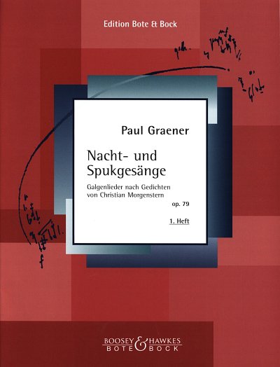 Graener Paul: Nacht Und Spukgesaenge Op 79 Heft 2
