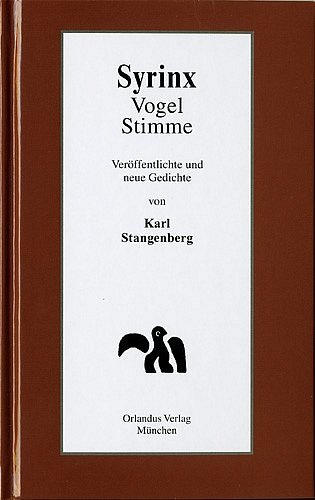 AQ: K. Stangenberg: Syrinx Vogel Stimme (Bu) (B-Ware)