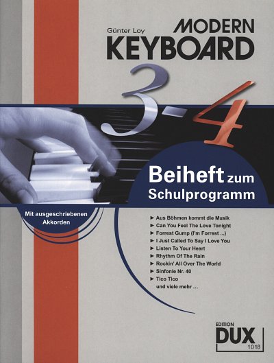 G. Loy: Modern Keyboard Beiheft 3-4, Key