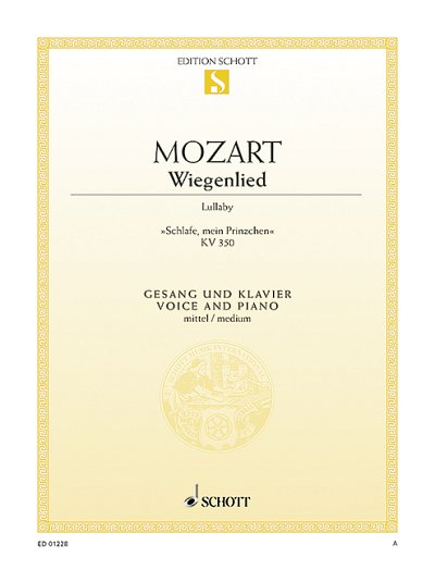 DL: W.A. Mozart: Wiegenlied, GesMKlav