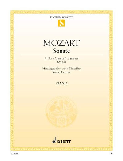 W.A. Mozart: Sonata A major