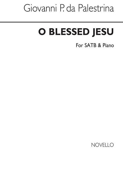 G.P. da Palestrina: O Blessed Jesu, GchKlav (Part.)