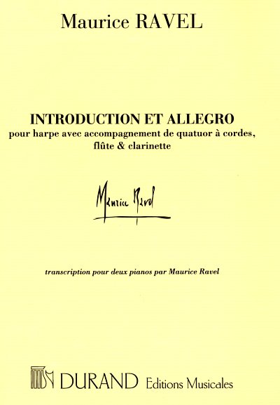 M. Ravel: Introduction Et Allegro, Klav4m (KlavpaSt)