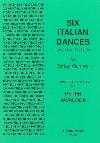 P. Warlock: 6 Italian Dances, 2VlVaVc (Pa+St)
