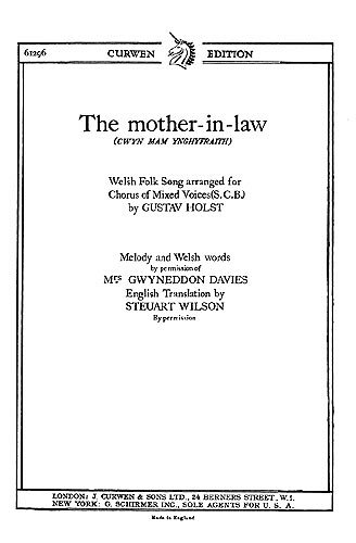 G. Holst: The Mother In Law, Gch3Klav (Chpa)