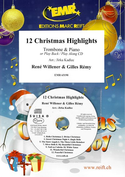 R. Willener: 12 Christmas Highlights, PosKlav (+CD)