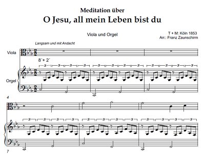 DL: (Traditional): O Jesu, all mein Leben bist d, VaOrg (Par