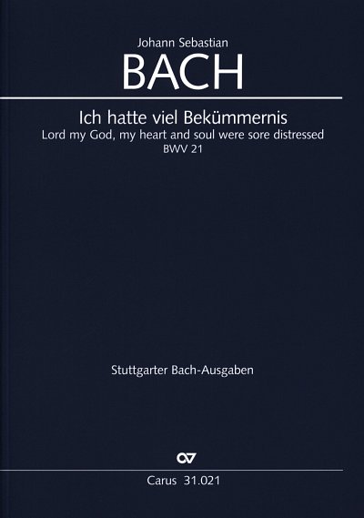 J.S. Bach: Ich hatte viel Bekümmernis , 3GsGchOrchBc (Part.)