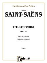 DL: C. Saint-Saëns: Saint-Saëns: Cello Concert, VaKlv (Klavp