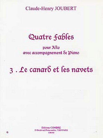 C.-H. Joubert: Quartre fables 3, VaKlv (KlavpaSt)