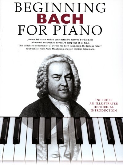 J.S. Bach: Beginning Bach For PiaNo. 1 Pf Book
