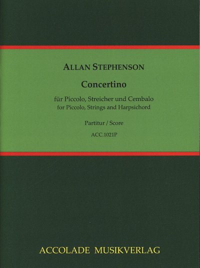 A. Stephenson: Concertino, PiccStrCemb (Part.)