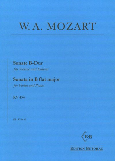 W.A. Mozart: Sonate B-Dur KV 454, VlKlav (KlavpaSt)