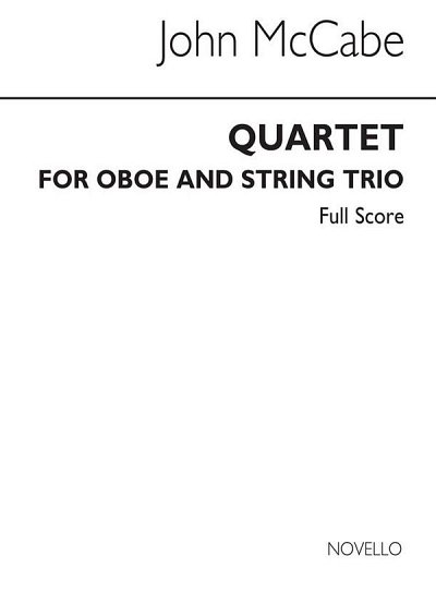 J. McCabe: Quartet For Oboe & String Trio (Part.)
