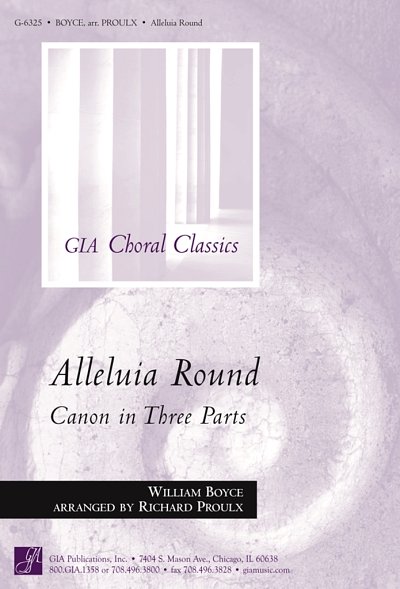 W. Boyce: Alleluia Round - Instrument