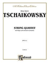 DL: P.I. Tschaikowsky: String Quartet in D Majo, 2VlVaVc (Pa