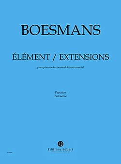 P. Boesmans: Elément/Extension, KlavOrch (Part.)