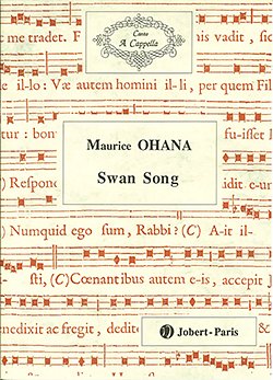 M. Ohana: Swan Song, GchKlav (Part.)