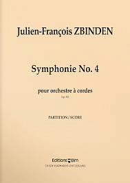 J.-F. Zbinden: Symphonie N° 4, Stro (Part.)