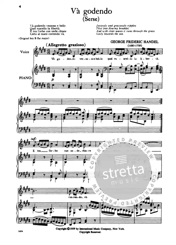 G.F. Händel: 45 Arien aus Opern und Oratorien 1, GesTiKlav (1)