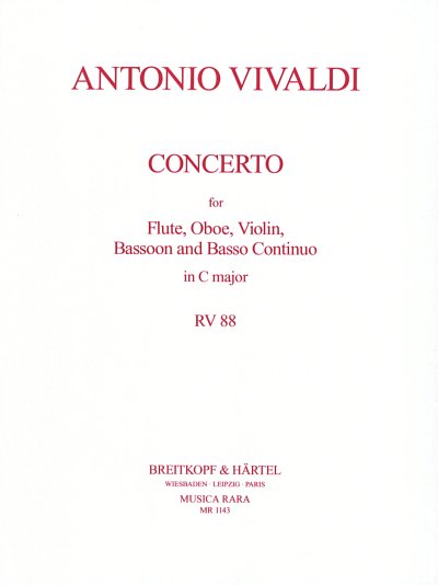 A. Vivaldi: Concerto C-Dur Rv 88 P 82