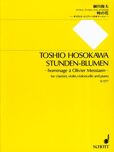 T. Hosokawa: Stunden-Blumen , KlrVlVcKlv (Pa+St)