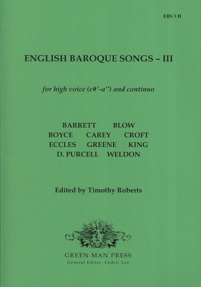 English Baroque Songs