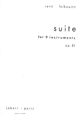 R. Leibowitz: Suite pour 9 instruments, Kamens (Bu)