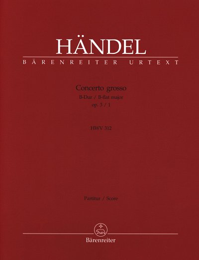 G.F. Händel y otros.: Concerto grosso in B-flat major HWV 312