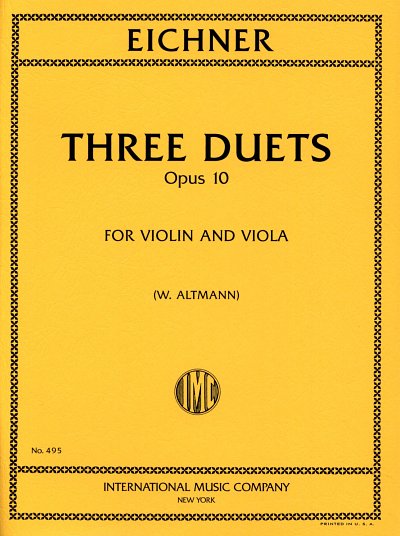 E. Eichner: 3 Duetti Op. 10 (Bu)