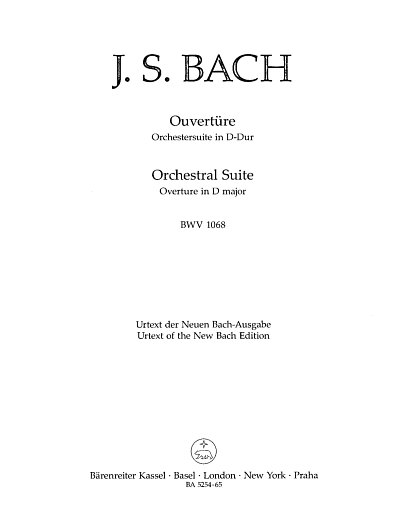 J.S. Bach: Ouvertüre D-Dur Nr. 3 BWV 1068, Sinfo (HARM)