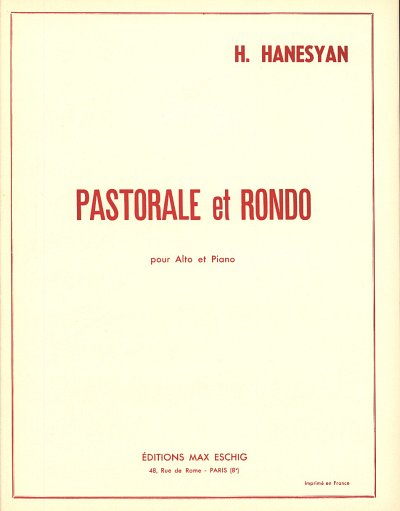 AQ: Pastorale-Rondo Alto-Piano (Part.) (B-Ware)
