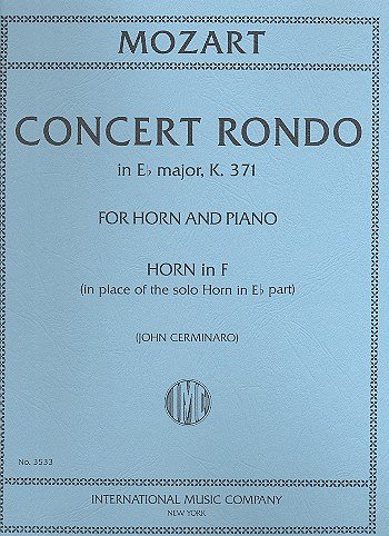 W.A. Mozart: Concert Rondo In E Flat K.371, Hrn